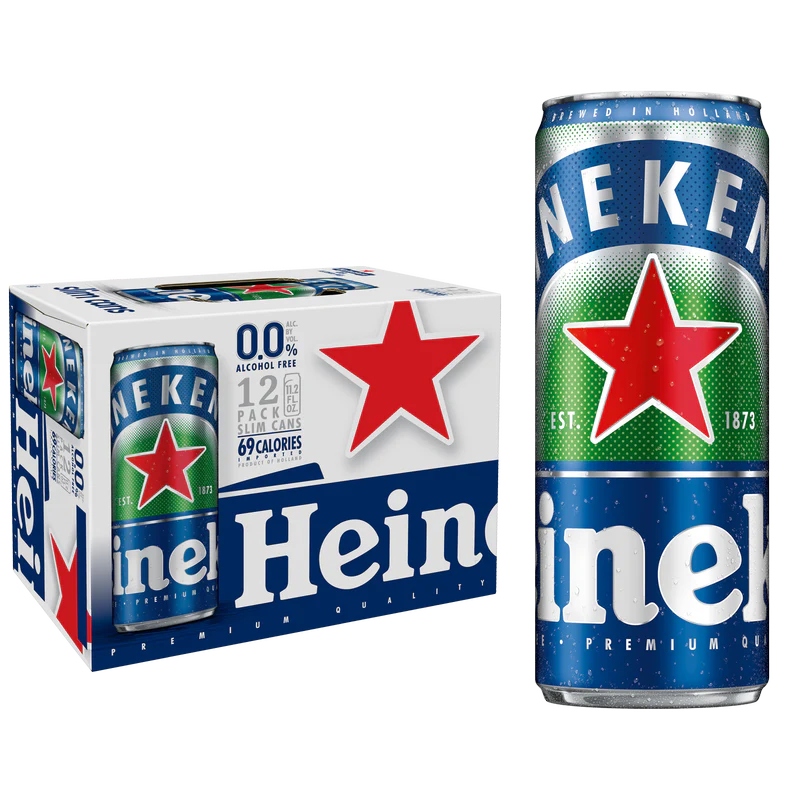 Heineken 0.0 Non-Alcoholic 12pk 11.2oz Can