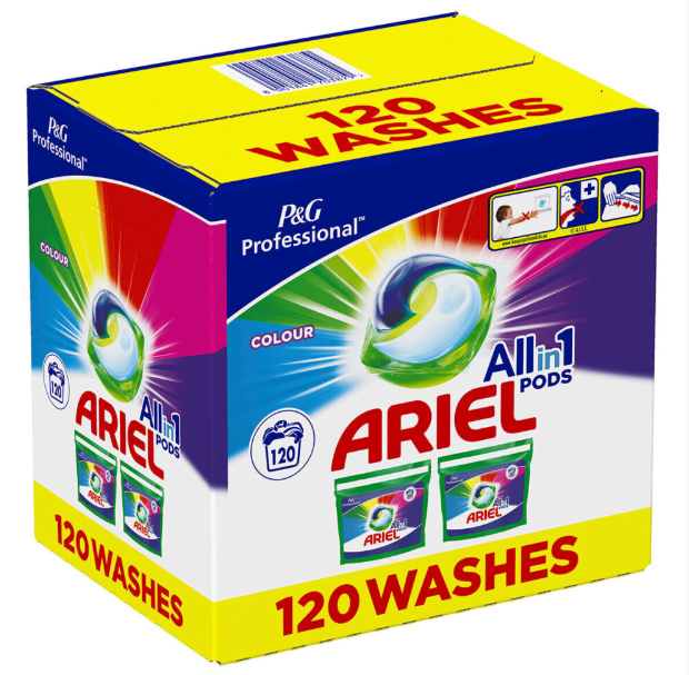 Ariel All in One Colour Pods 120 Washes