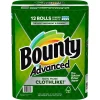 Bounty Advanced 2-Ply Paper Towels White 101 Select-A-Size Sheets 12 Count
