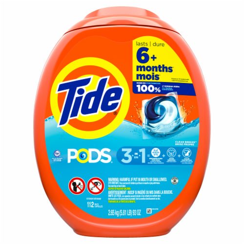 Tide Pods Clean Breeze Laundry Detergent Pods 112 Pacs
