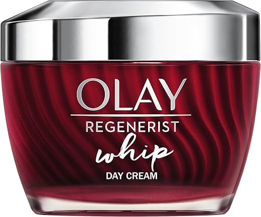 Olay Regenerist Whip Light as Air Anti-Ageing Moisturiser for Firmer Skin with Hyaluronic Acid, 50 ml (Pack of 1)