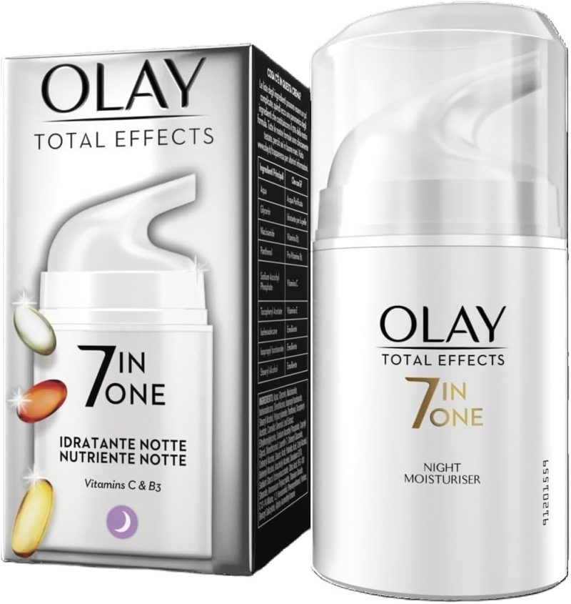 Olay Total Effects 7in1 Night Moisturiser With Niacinamide, 50ml