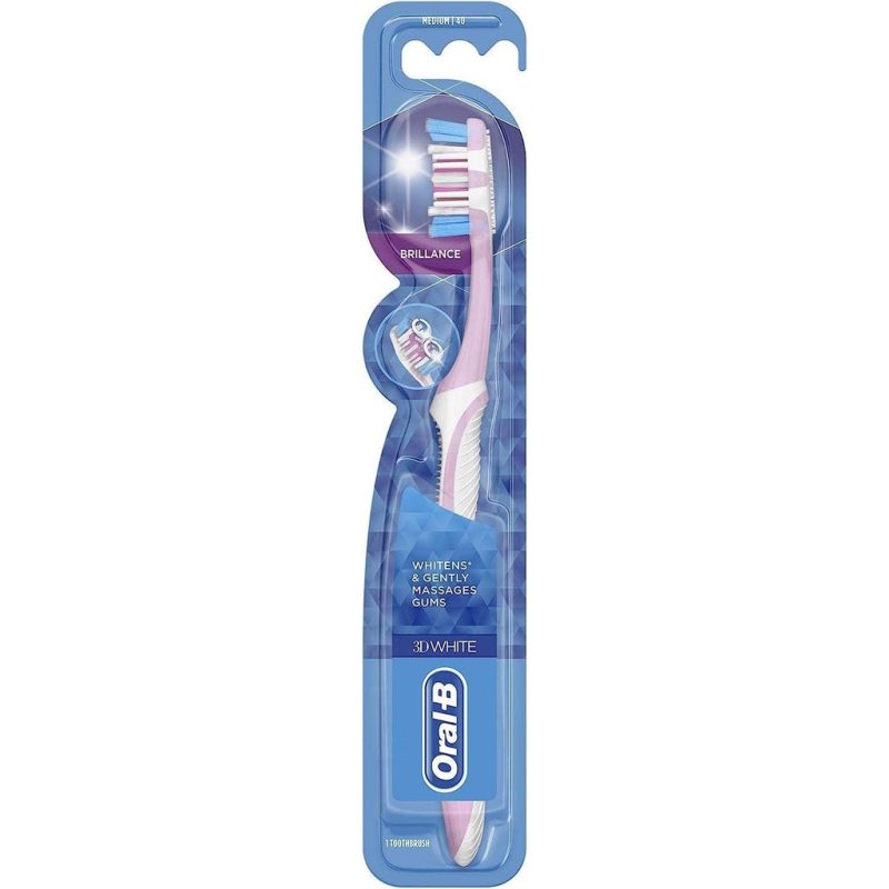 Oral-B 3D White Brilliance Medium 40 Manual Toothbrush
