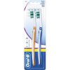 Oral B Classic Care 123 Medium 40 Toothbrush 2pk