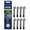 Oral-B CrossAction 8pk Replacement Toothbrush Heads - Black Edition