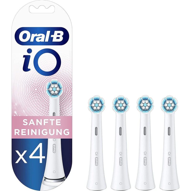 Oral-B iO 4pk Gentle Cleaning Toothbrush Heads for Sensational Mouth Feeling