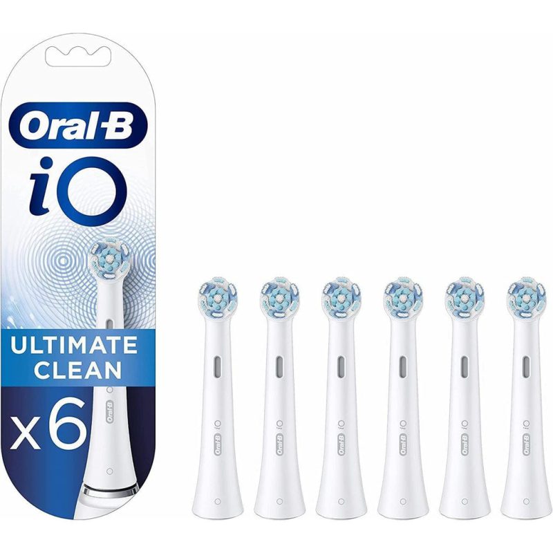 Oral-B iO 6pk Ultimate Clean Toothbrush Replacement Heads - White