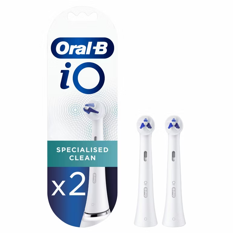 Oral-B iO Specialised Clean Electric Toothbrush Heads 2pk