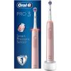 Oral-B Pro 3 - 3000 - Pink Electric Toothbrush, 1 Handle with Visible Pressure Sensor, 1 Toothbrush Head, Designed By Braun