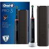 Oral-B Pro 3 - 3500 - Black Electric Toothbrush, 1 Handle with Visible Pressure Sensor, 1 Toothbrush Head, 1 Travel Case