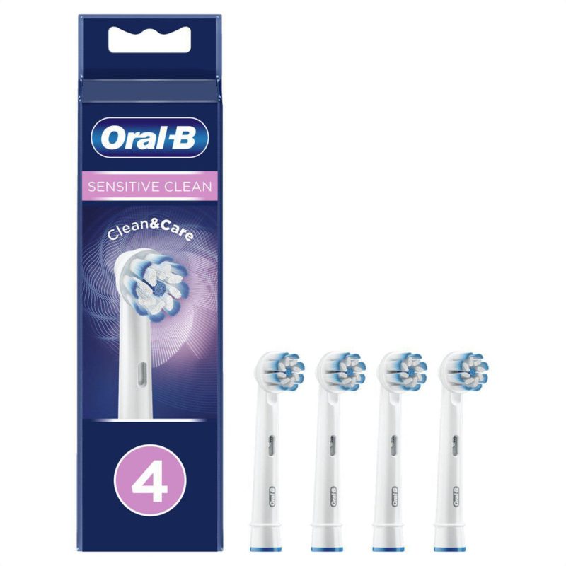 Oral-B Sensitive Clean 4pk Replacement Toothbrush Heads - Soft Bristles