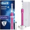 Oral B Smart 4 4000 3D White Electric Toothbrush with Travel Case - Pink