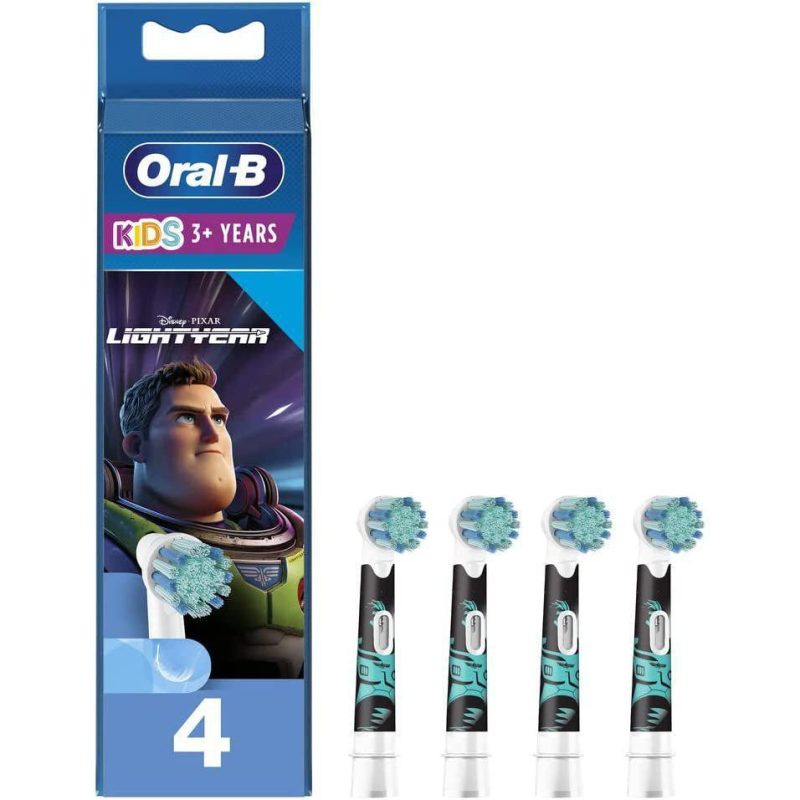 Oral-B Stages Power Kids Replacement Toothbrush Heads - Buzz Lightyear Pack of 4