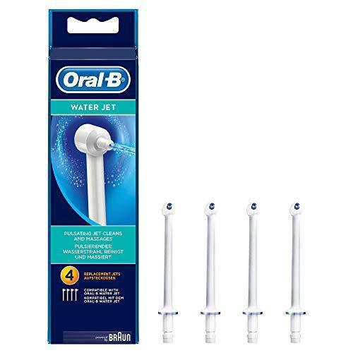Oral-B Water Jet Oral Irrigator Replacement Nozzles for Water Floss - 4 Pack