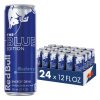 Red Bull, Energy Drink, Blue Edition, Blueberry, 12 Fl.Oz (Pack of 24)