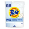 Tide PODS Free and Gentle Laundry Detergent Packs, Hypoallergenic, Unscented, 31 Count