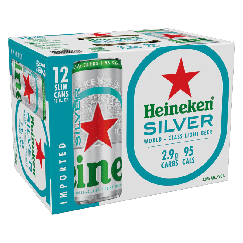 Heineken Silver 12pk 12oz Can 4% ABV