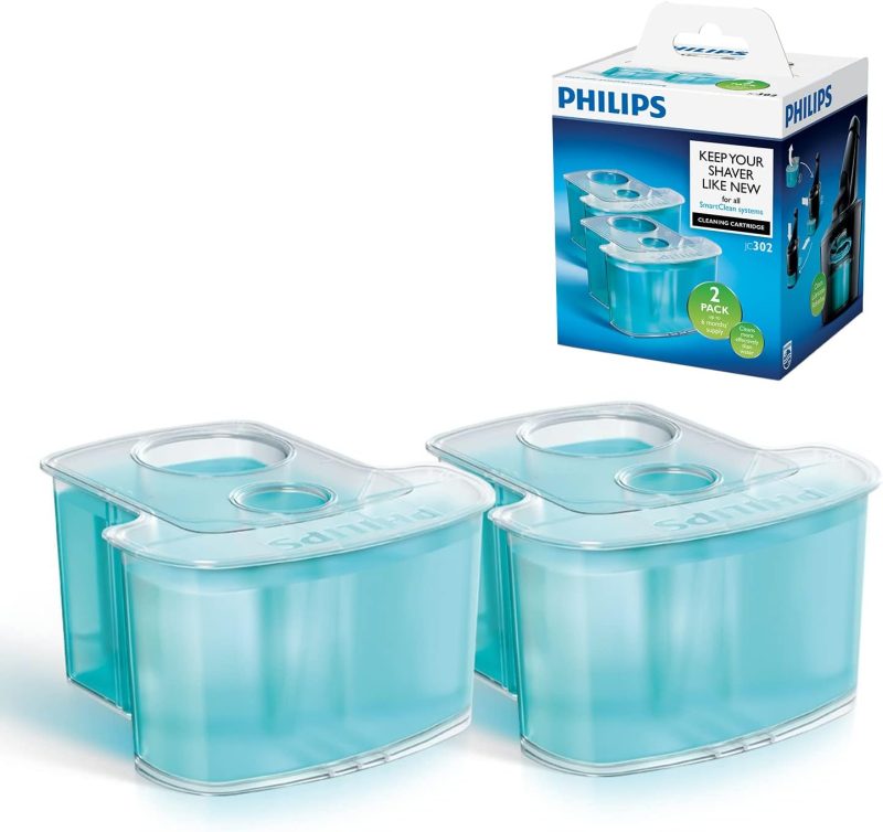 Philips Cleaning cartridge - Cleans up to 10x better than water and removes foam and gel - Suitable for SmartClean systems - For 15 months - 2 pieces - JC302/50