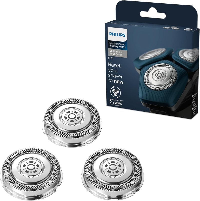 Philips Shaver 7000, 5000 Series Replacement Heads (Model SH71/50)