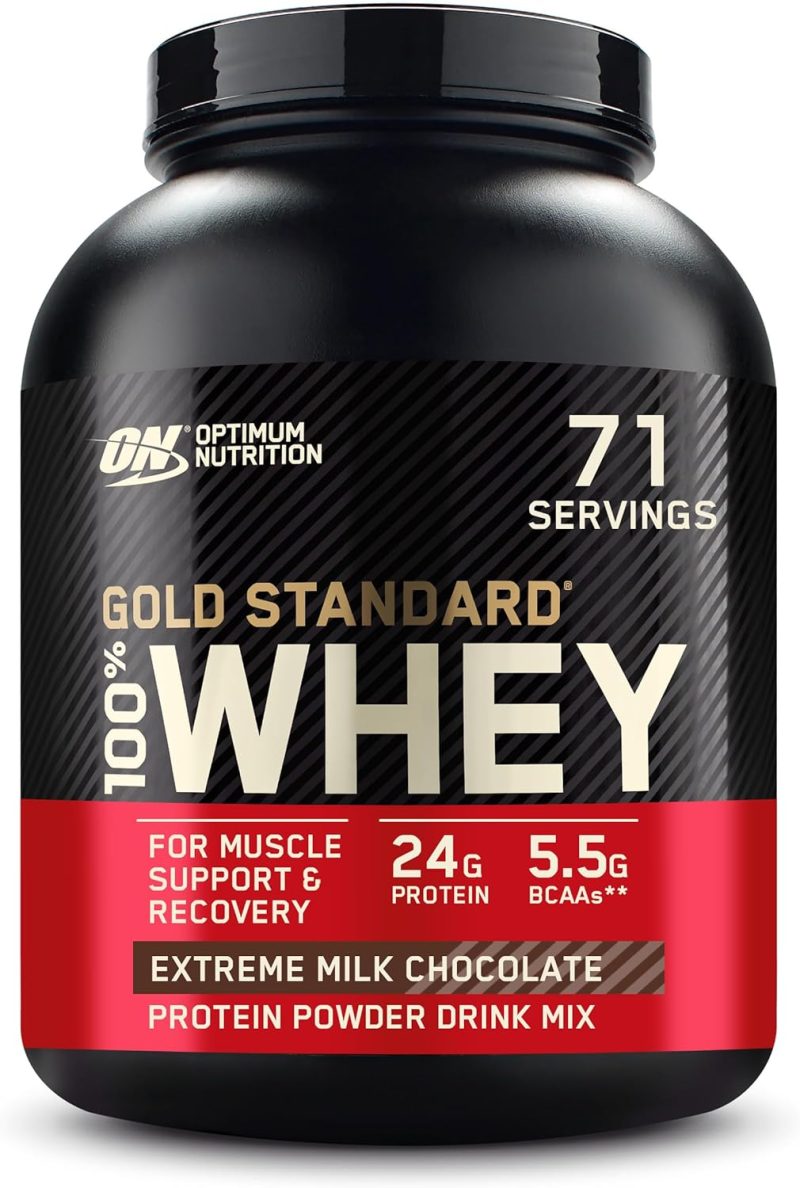 Optimum Nutrition Gold Standard 100% Whey Protein Powder, 2.270g - Extreme Milk Chocolate - 70 servings