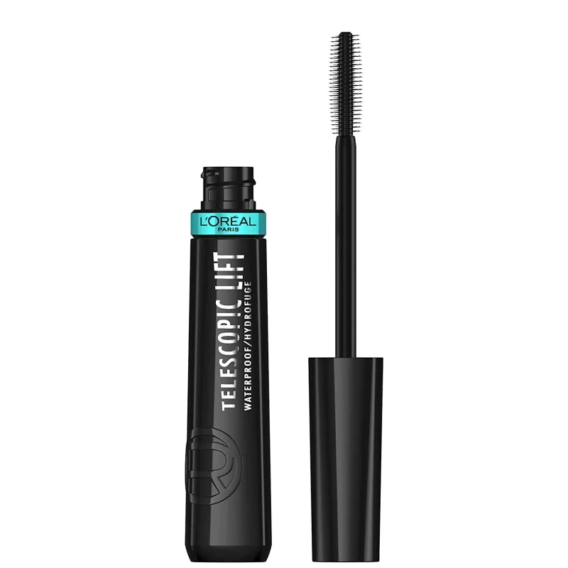 L'Oreal Paris Telescopic Lift Waterproof Liquids Mascara, Black, 0.33 fl oz