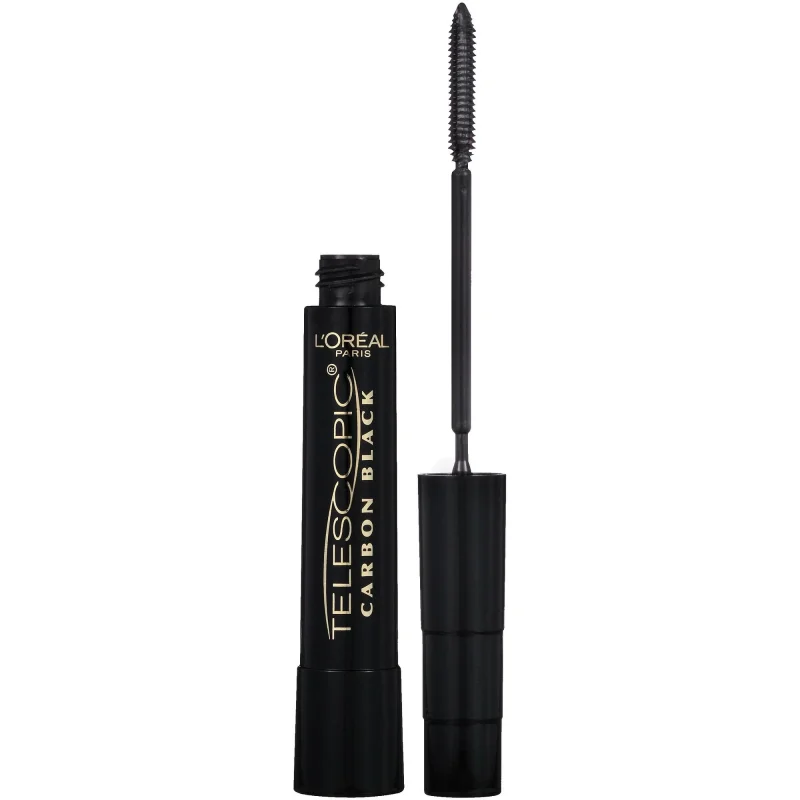 L'Oreal Paris Telescopic Washable Mascara, Carbon Black, 0.27 fl oz