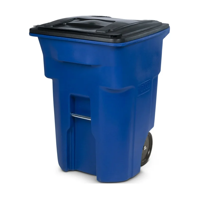 Toter Trash Can Blue With Quiet Wheels And Lid, 96 Gallon 4 stars out of 20 reviews (4.0)| 20 ratings