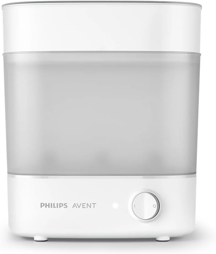 Philips Avent Advanced Bottle Steriliser, Kills 99.9% of Germs*, 10 min Sterilising Cycle - SCF291/01