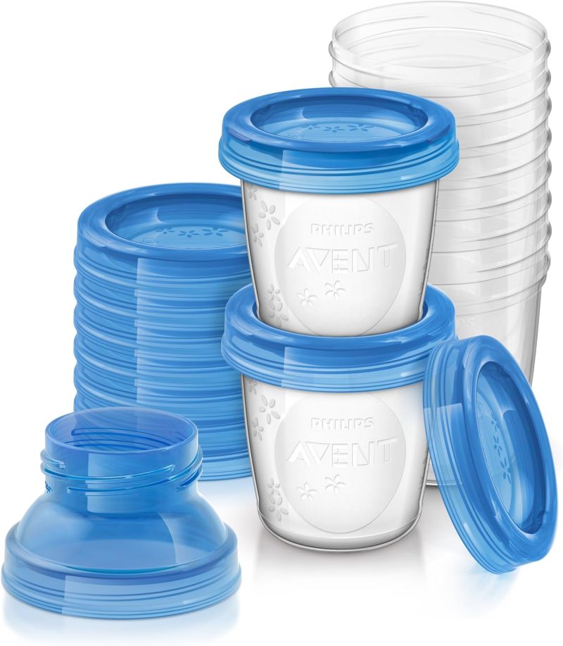 Philips Avent SCF618/10 Reusable Breast Milk Storage Cups - Pack of 10