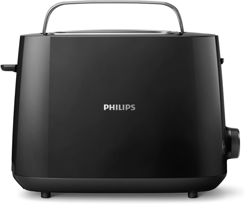 Philips Daily Collection HD2581/90 2slice(s) 830W Black toaster Daily Collection HD2581/90, 2 slice(s), Black, Plastic, Rotary, China, 2 year(s)