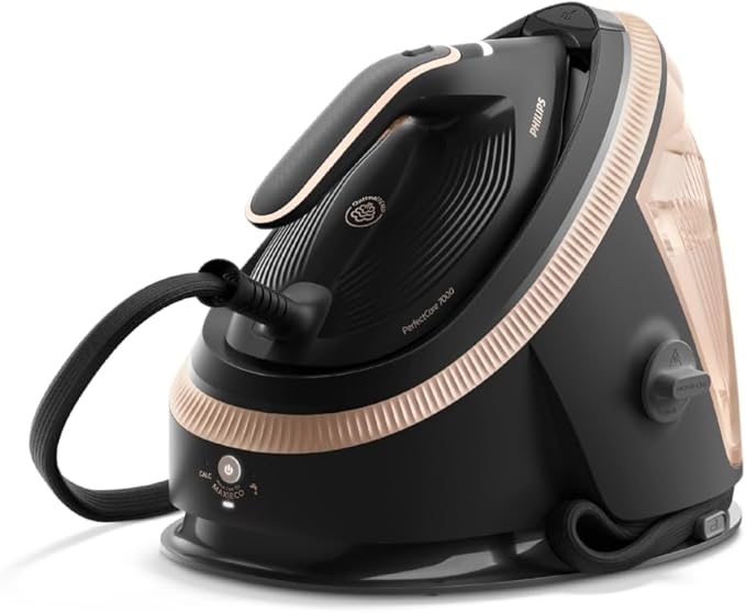 Philips PerfectCare Steam Ironing Station 7000 Series, 650 g Steam Boost, 8.5 Bar, SteamGlide Elite Soleplate, Automatic Intelligent Steam (PSG7300/80)