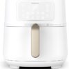 Philips Airfryer 5000 Series XXL, 7.2 L (1.4 kg) - 6 Servings, 16-in-1 Airfryer, WiFi Connected, 90% Less Fat with Rapid Air Technology, HomeID App. White (HD9285/00)