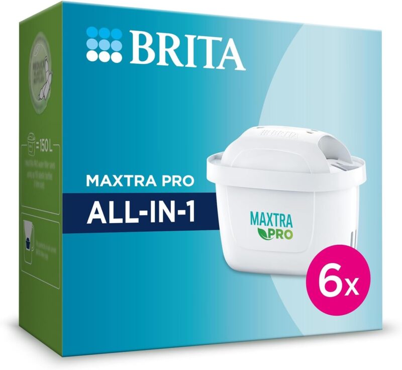 BRITA Maxtra Pro ALL-IN-1 Replacement Filter Pack of 6, Size Six PRO