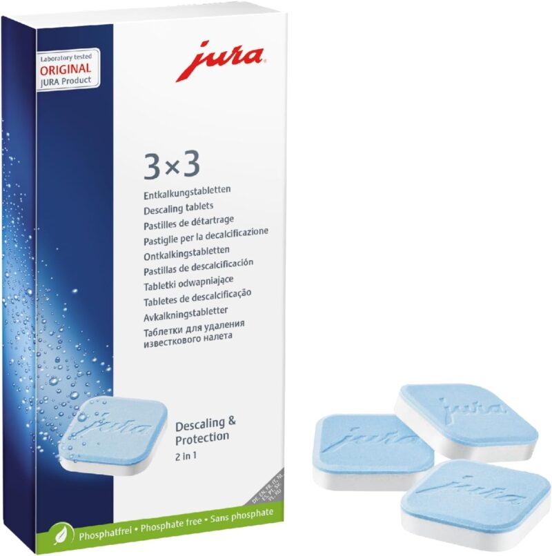 Jura Decalcifying Tablets 3x3 (9 pieces)