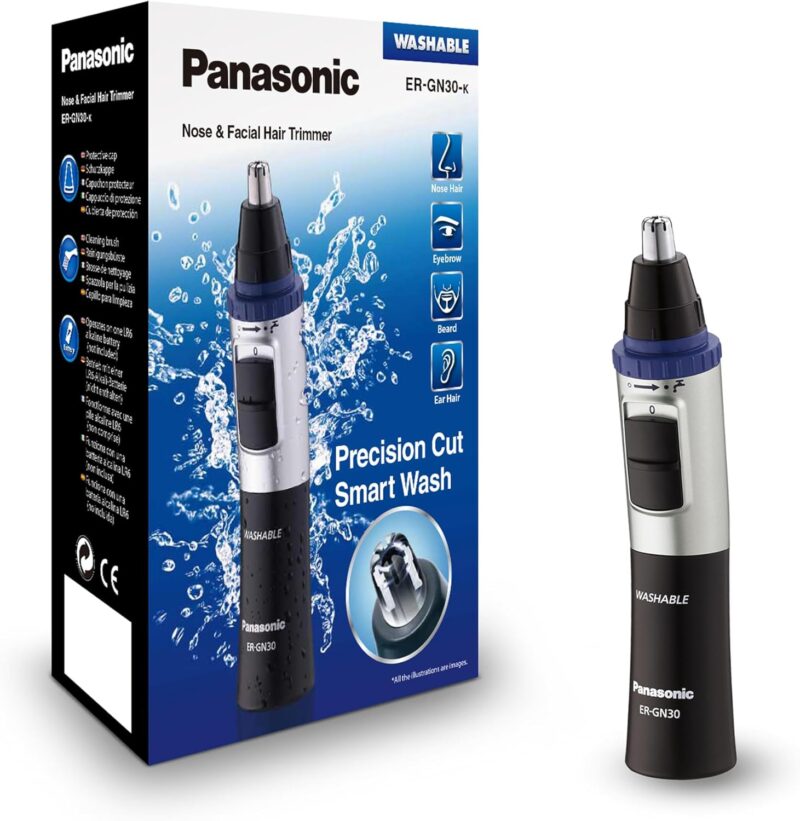 Panasonic ER-GN30 Battery Powered Nose & Facial Hair Trimmer