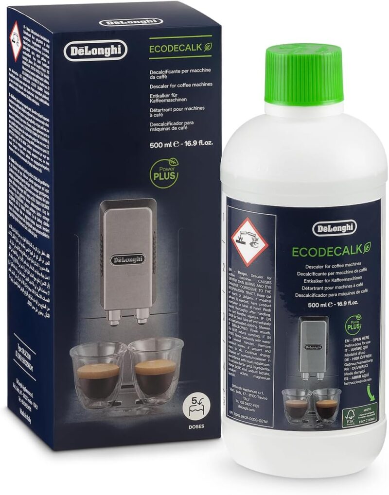 De'Longhi Original EcoDecalk DLSC500 Descaler for Coffee Machines and Fully Automatic Coffee Machines