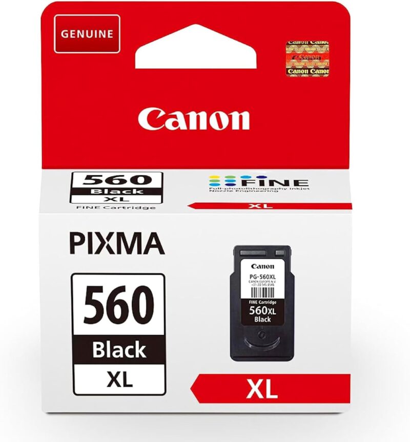 Canon Original Printer Ink Cartridge, Black PG-560XL