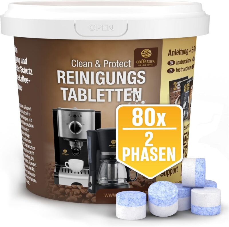 80 x 2-Phase Cleaning Tablets for Jura Fully Automatic Coffee Machines