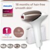Philips Lumea 8000 Series IPL Hair Removal Device - Hair Removal Device with SenseIQ Technology, 4 Attachments Body, Face, Bikini Line and Underarms, for Corded Use (Model BRI948/00)
