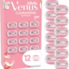 Gillette Venus ComfortGlide Spa Breeze Women's Razor Blades - 12 Replacement Blades for Ladies Razors