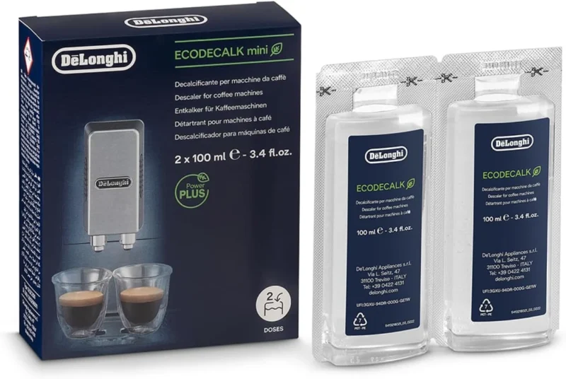 De'Longhi EcoDecalk Descaler, Eco-Friendly 2 Pack DLSC200