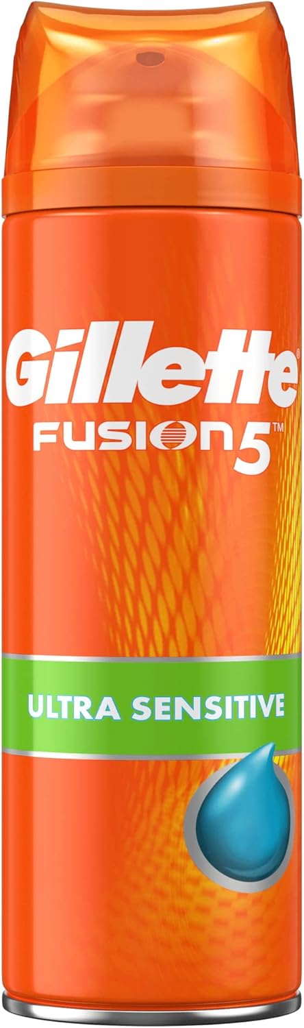 Gillette Ultra Sensitive Shaving Gel (200 Ml), Ultra Sensitive Shaving Foam For Men