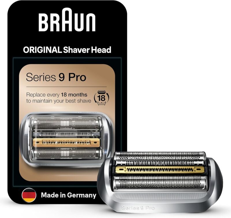 Braun Series 9 Pro Shaving Head, Electric Shaver Replacement Shaving Part for Men's Razors 94M