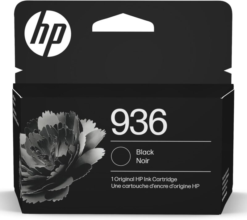 HP 936 Black Ink Cartridge | Works with OfficeJet 9120, OfficeJet Pro 9110, 9120